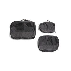 TRAVELERS CHOICE Black 3pc Packing Cube Set